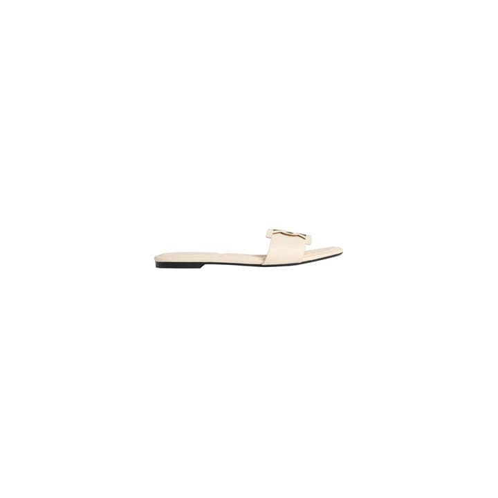 Calvin Klein Women's Cream Flat Sandals in Size 6, Sports Direct