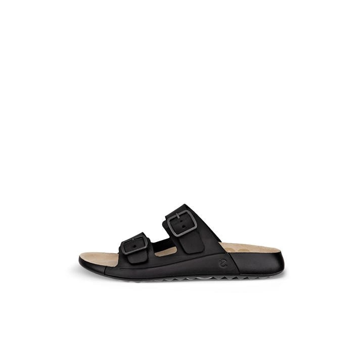 Ecco Women's Black Flat Sandals in Size 6, Sports Direct