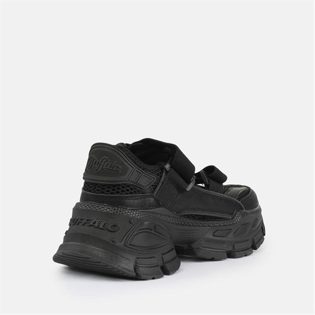 Black - Buffalo - Women's Vegan Ballet Pumps