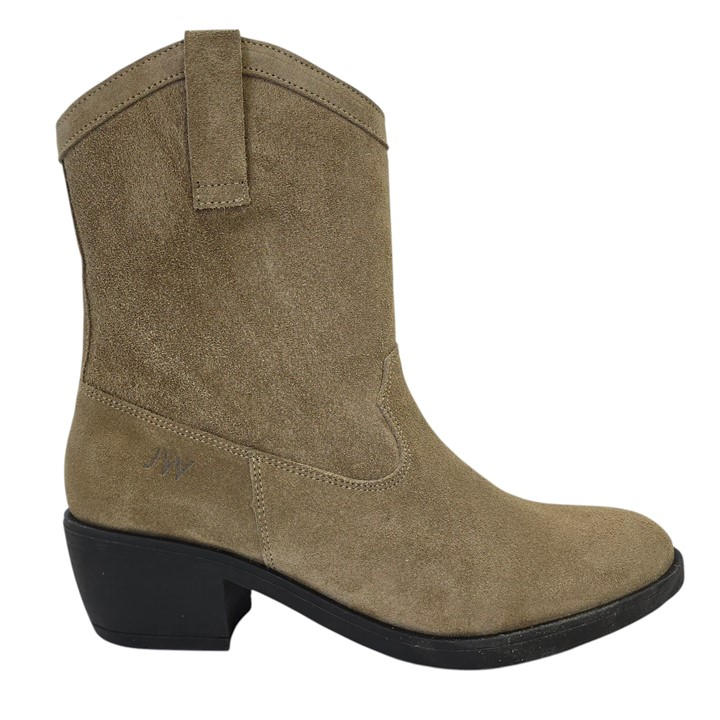Jack Wills Women's Beige Jw Dalida Suede Calf Chunky Heel Hiker Boots in Size 4, Sports Direct
