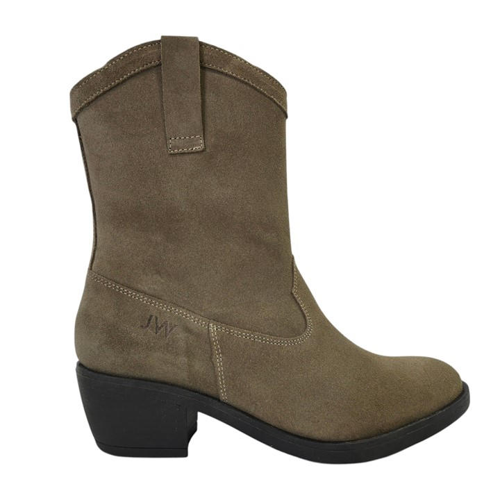 Jack Wills Women's Beige Jw Dalida Suede Calf Chunky Heel Hiker Boots in Size 6, Sports Direct