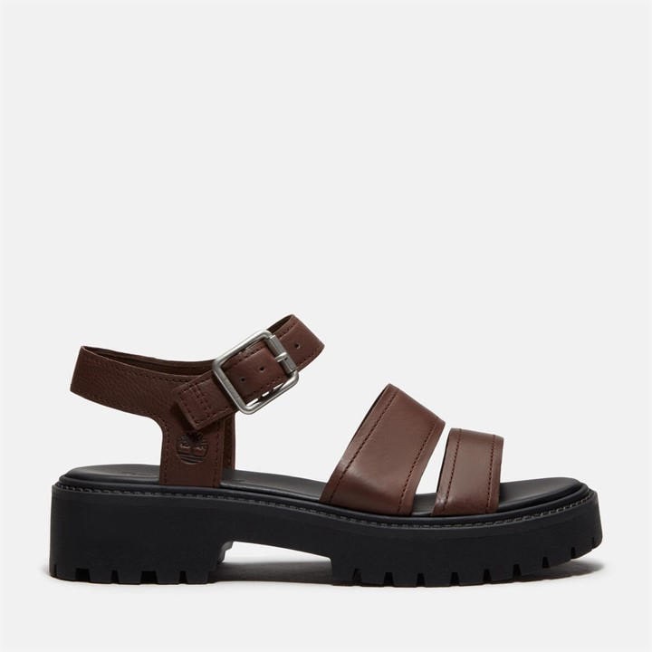 Timberland Women's Brown Gladiator Flat Sandal in Size 5, Sports Direct