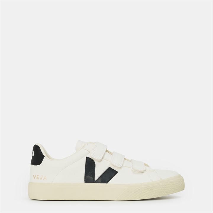 Veja Women's White Recife Leather Velcro Court Trainers in Size 6, Sports Direct