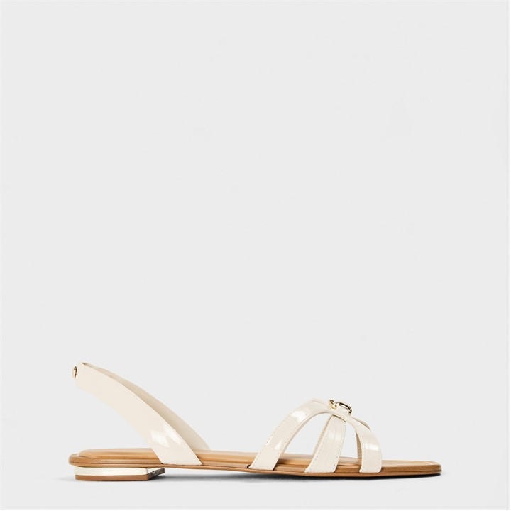 Aldo Women's White Marassita Flat Sandals in Size 7, Sports Direct