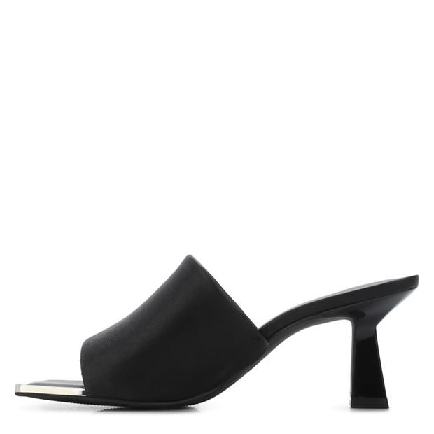 Black - DKNY - Women's Kellyn Heeled Mule