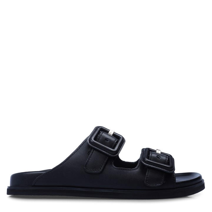 Boss Women's Black Freyah Slide Slippers in Size 3, Sports Direct