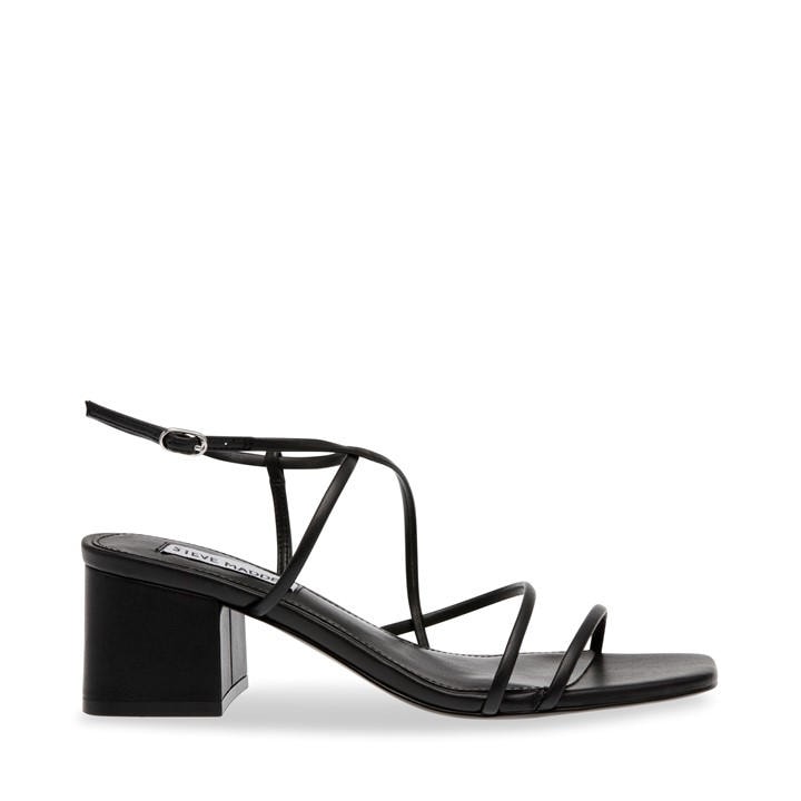 Steve Madden Women's Black Heeled Sandals in Size 4, Sports Direct