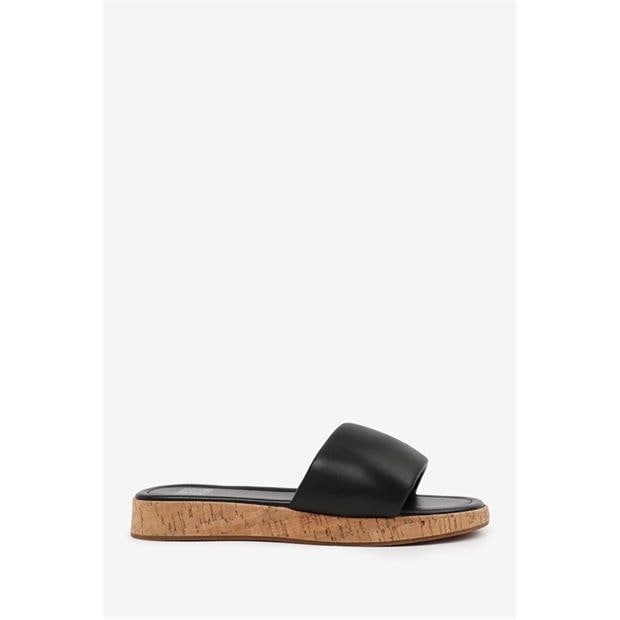 BlackPU - Wheres That From - Women's Where's Sliders Flat Sandals