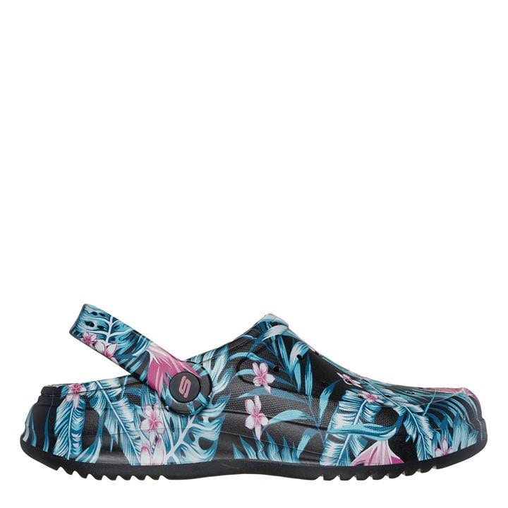 Skechers Women's Black Slider Slippers in Size 4, Sports Direct
