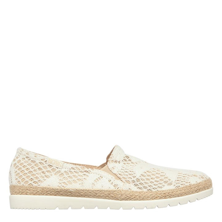 Skechers Women's White Flexpadrille 3.0 Espadrilles in Size 3.5, Sports Direct