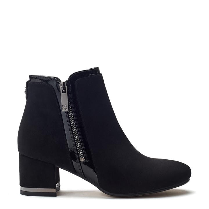 Moda In Pelle Women's Black Pajor Ankle Heeled Boot in Size 6, Sports Direct