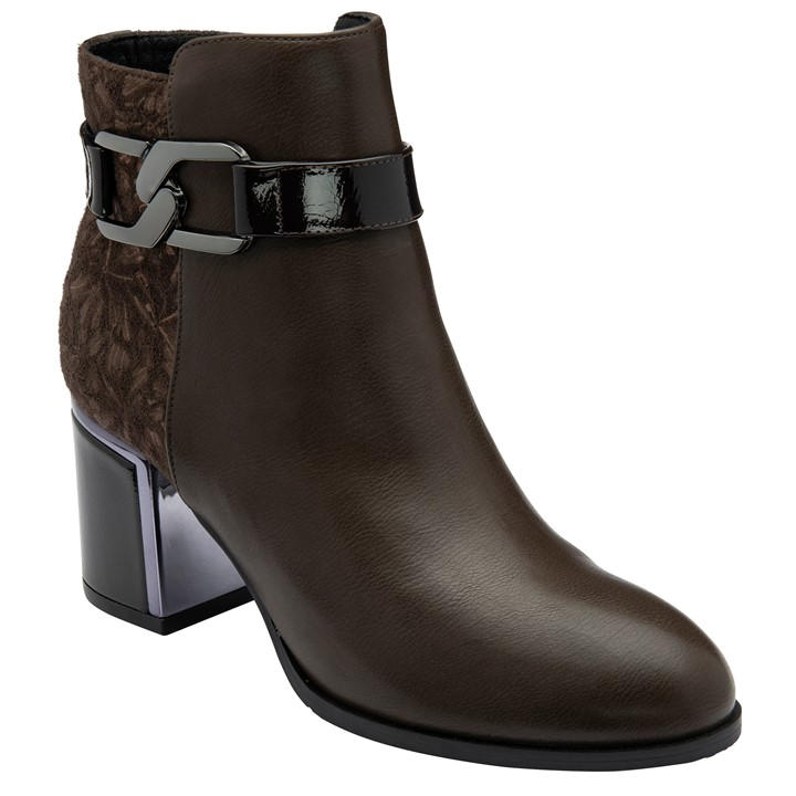 Lotus Shoes Women's Brown Adelaide Heeled Ankle Boots in Size 6, Sports Direct