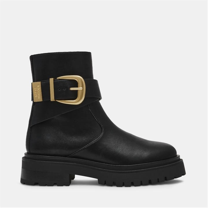 Steve Madden Women's Black Madden Lexs Boot in Size 5, Sports Direct