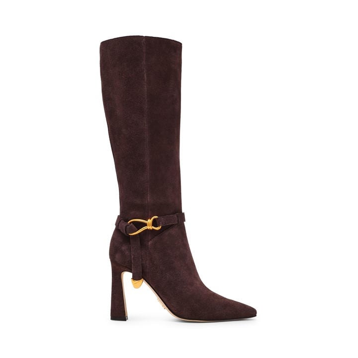 Steve Madden Women's Brown Sirrens Knee High Boots in Size 7, Sports Direct