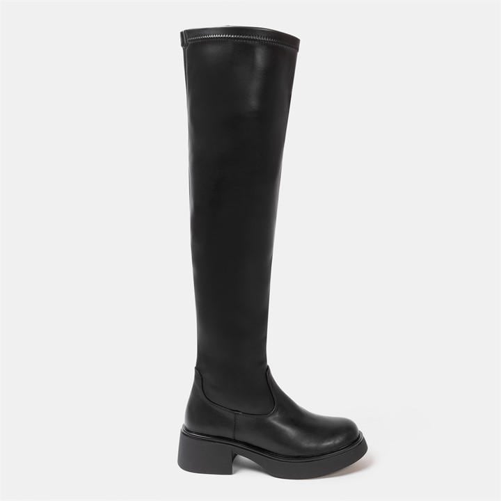 Miso Women's Black Over The Knee Boots in Size 4, Sports Direct