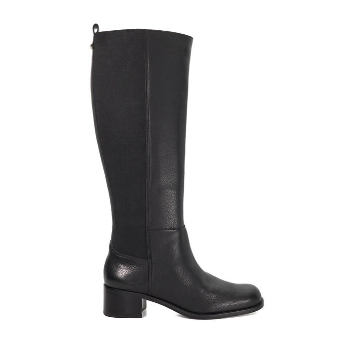 Dune London Women's Black Turner Knee High Boots in Size 7, Sports Direct
