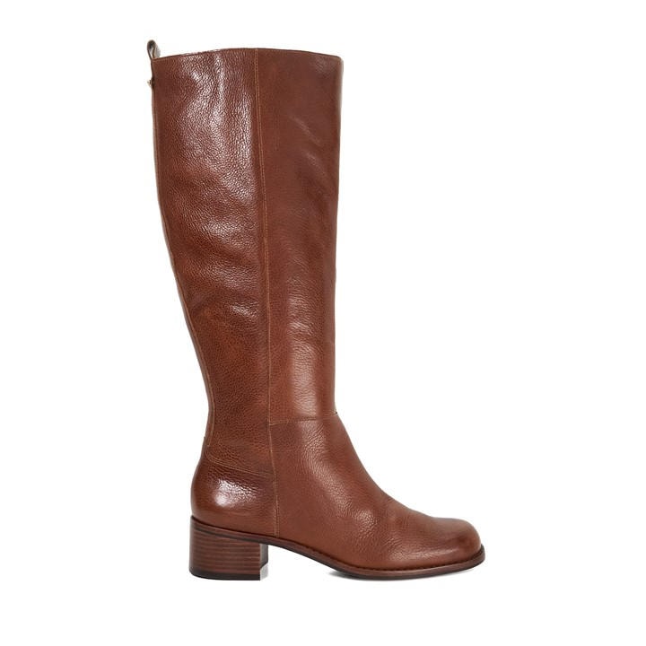 Dune London Women's Beige Turner Knee High Boots in Size 4, Sports Direct