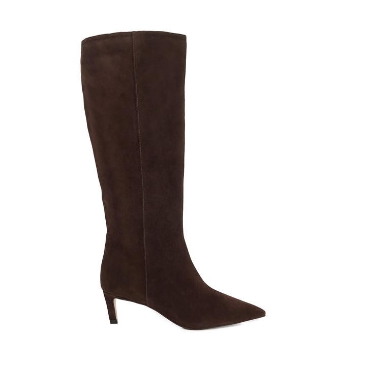 Dune London Women's Brown Smoothly Knee High Boots in Size 3, Sports Direct