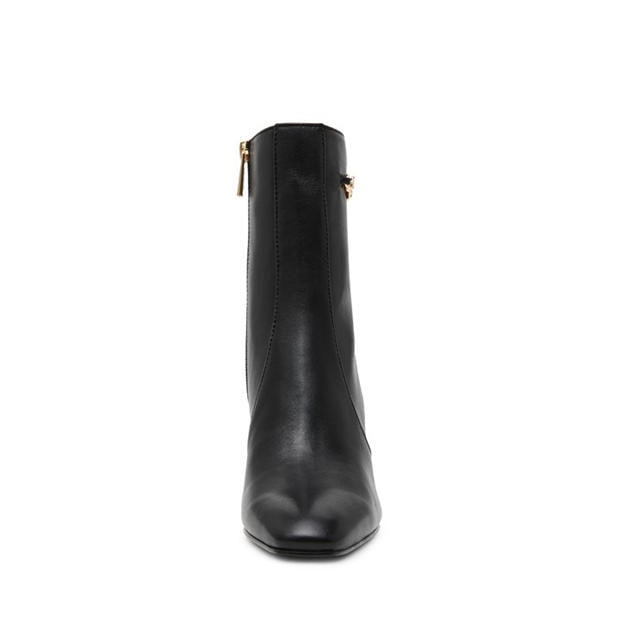 Black Leat - Steve Madden - Women's Geneeva Heeled Ankle Boot