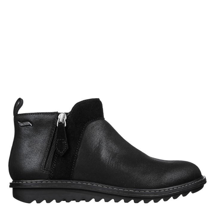 Skechers Women's Black Flat Ankle Boots in Size 3.5, Sports Direct