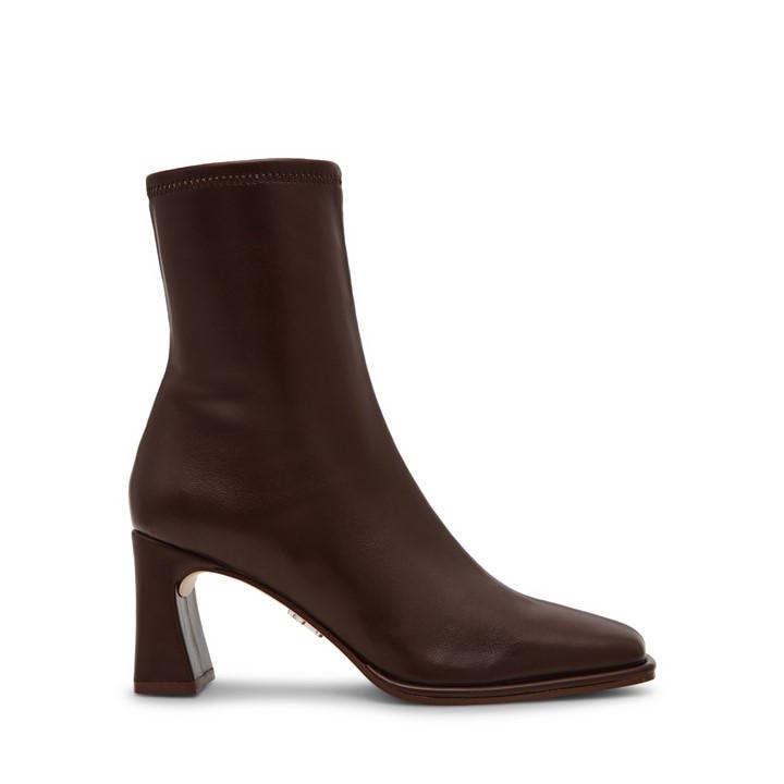 Steve Madden Women's Brown Odesa Heeled Ankle Boot in Size 5, Sports Direct