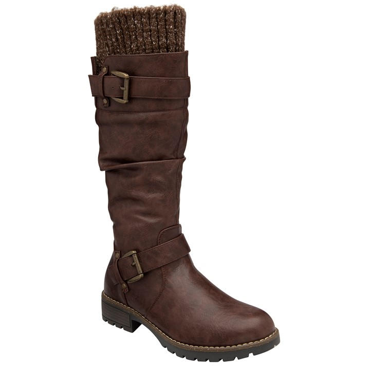 Lotus Shoes Women's Brown Juniper Black Knee High Boots in Size 6, Sports Direct