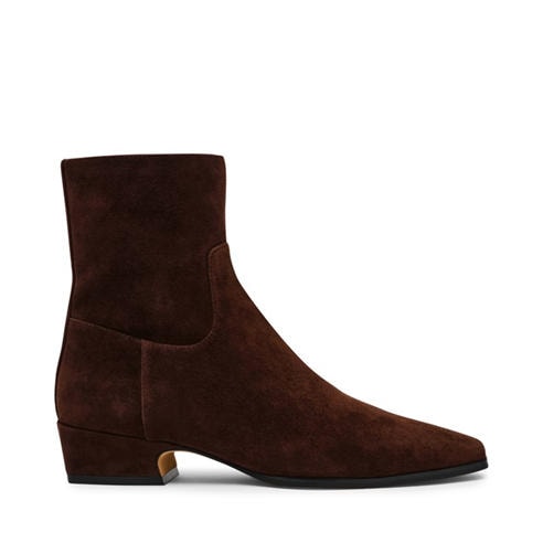 STEVE MADDEN - Women's Dusty Leather Heeled Ankle Boots