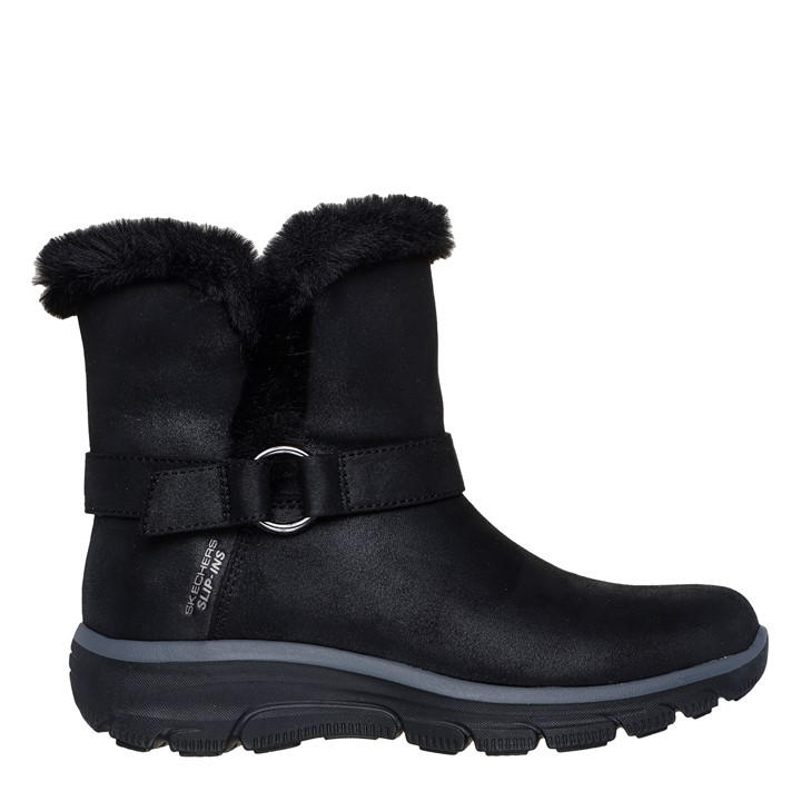 Skechers Women's Black Sketchers Easy Going Dreamers Move Ankle Snug Boots in Size 4, Sports Direct