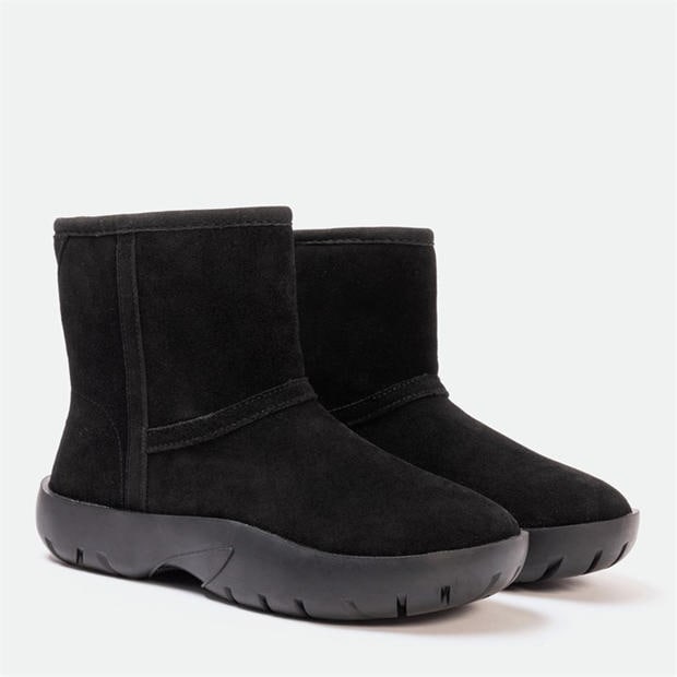 Black - Golddigga - Snug Womens Classic Slip On Ankle Boots
