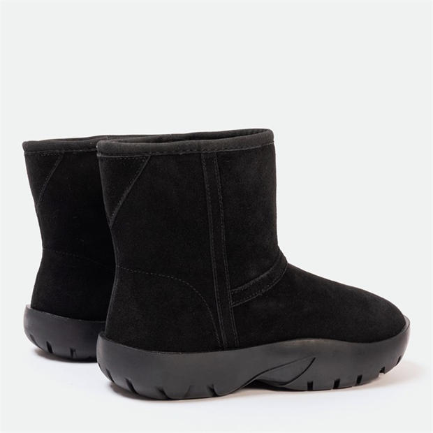 Black - Golddigga - Snug Womens Classic Slip On Ankle Boots