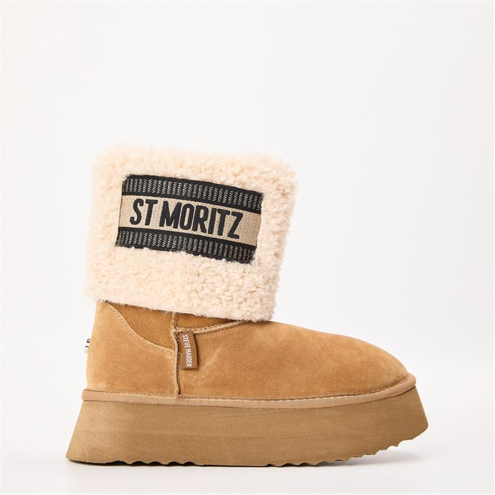 Steve Madden Women's Brown St. Moritz Snug Boots in Size 7, Sports Direct