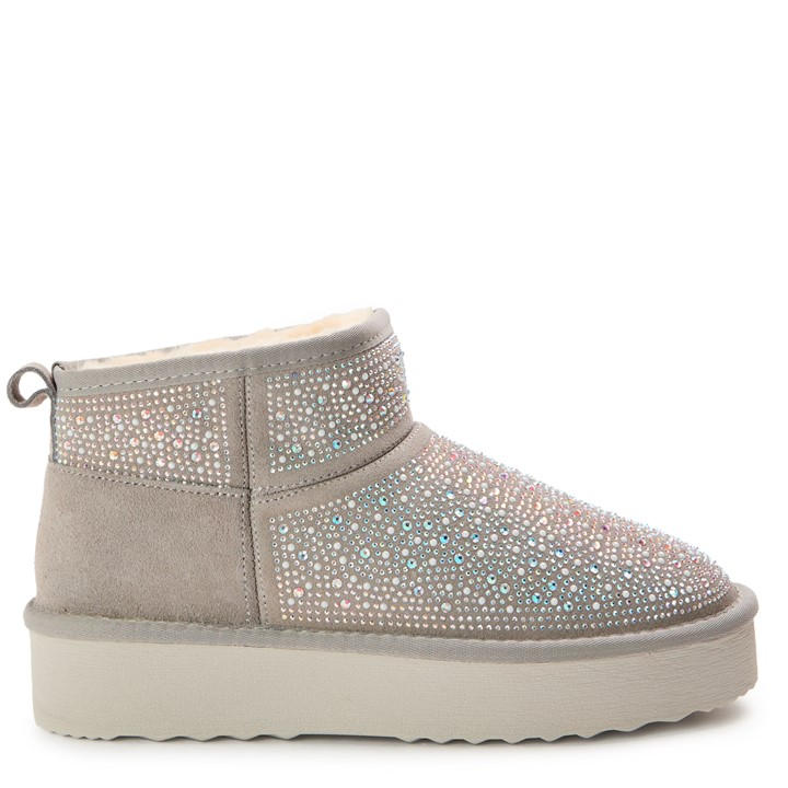 Steve Madden Women's Grey Clydes Snug Boots in Size 5, Sports Direct
