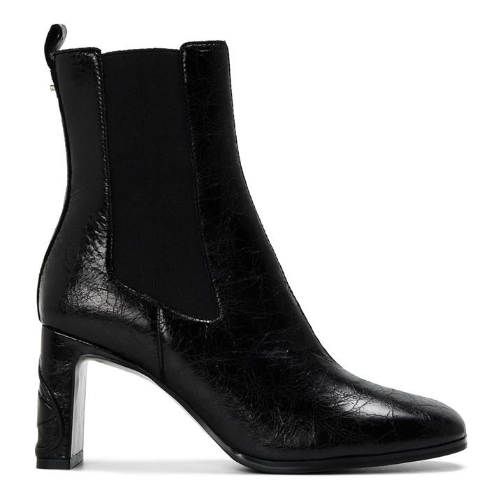 Diesel Women's Black Giove Ankle Heeled Boots in Size 7.5, Sports Direct