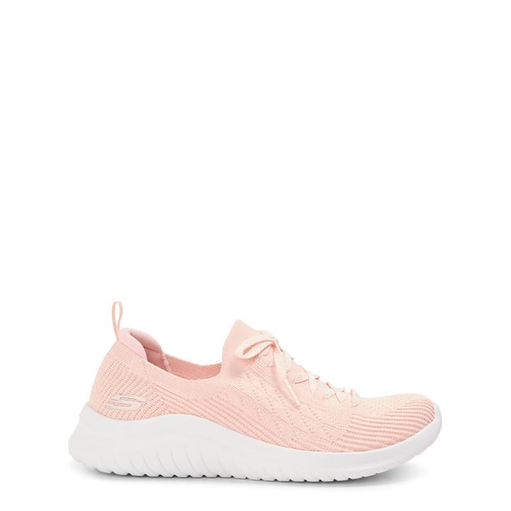 Skechers Women's Pink Flat Ankle Boots in Size 3.5, Sports Direct