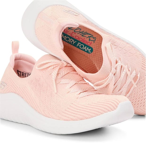 Light Pink - Skechers - Women's Flat Ankle Boots