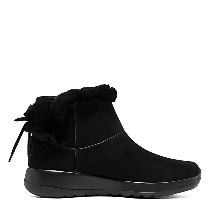 Skechers Women's Black Flat Ankle Boots in Size 3.5, Sports Direct