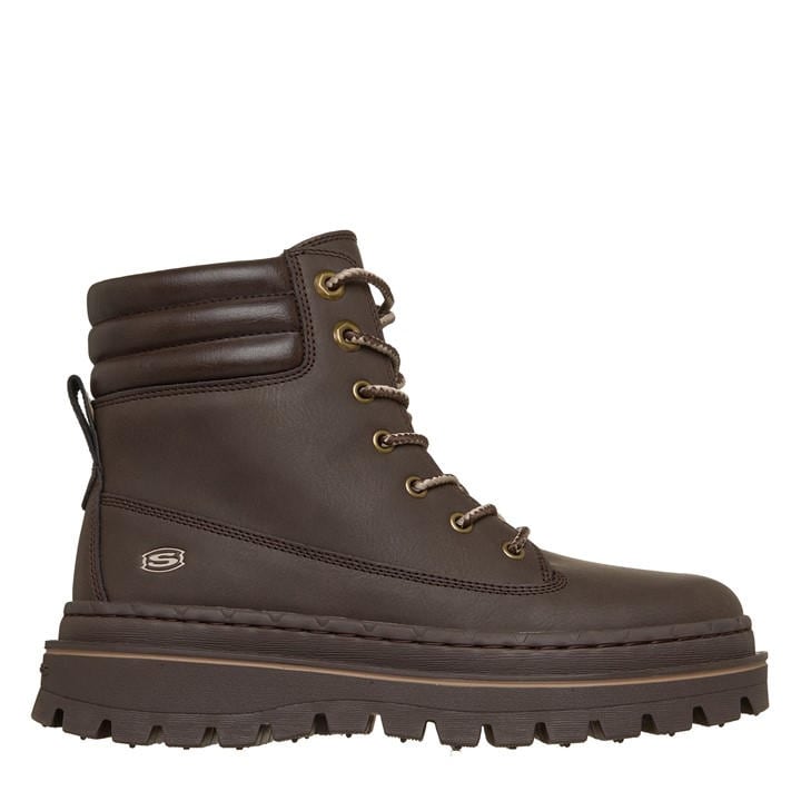 Skechers Women's Brown Jammers Flat Ankle Boots in Size 4.5, Sports Direct