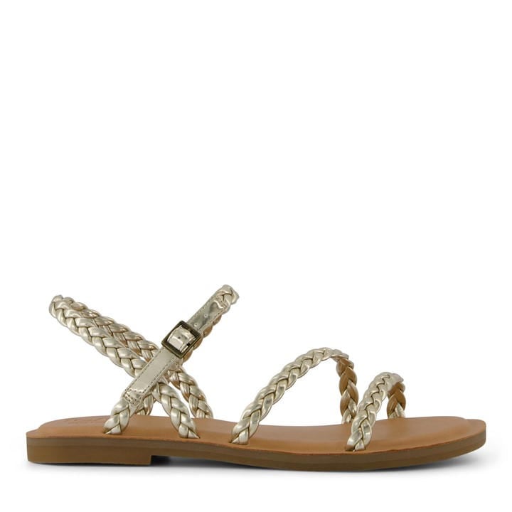 Toms Women's Gold Kira Sandals in Size 5.5, Sports Direct