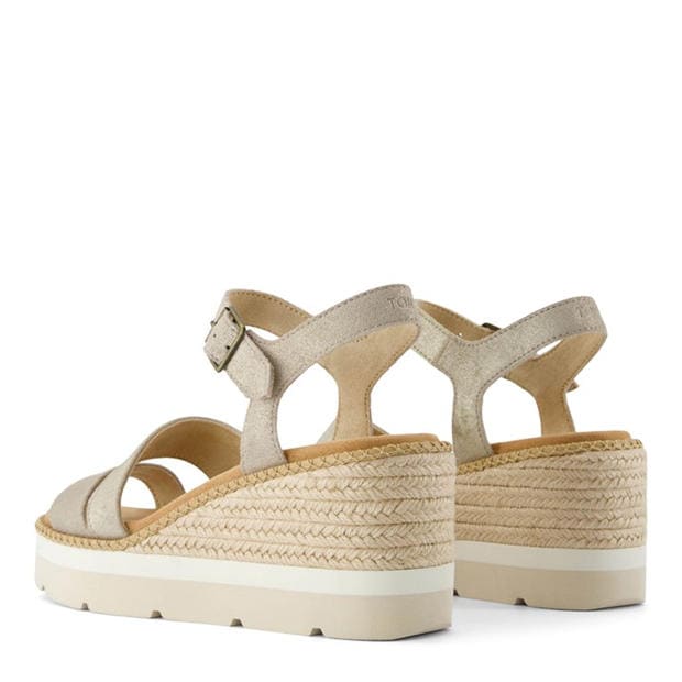 Silver - Toms - Toms Darya Wedge San Ld99