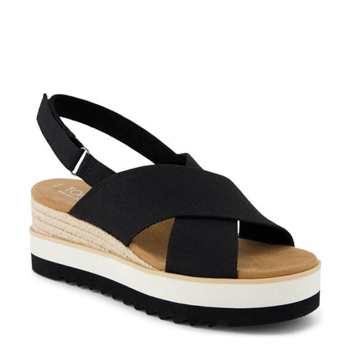 Toms - Women's Diana Crossover Flatform Sandal