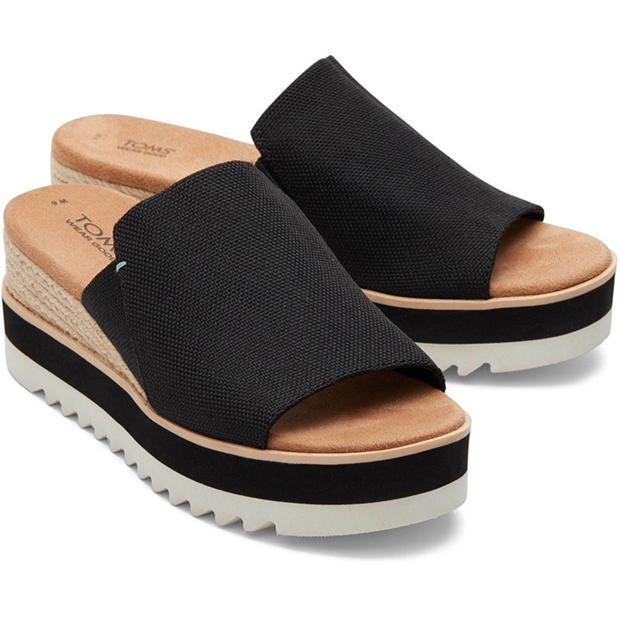 Black - Toms - Toms Diana Wedge Mul Ld99