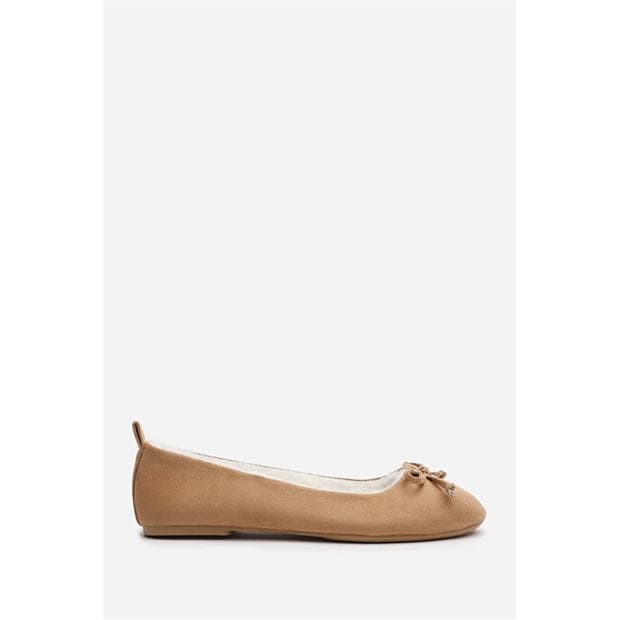 CamelSuede - Wheres That From - Women's Ballet Pump