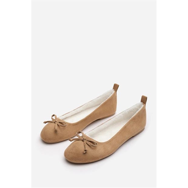 CamelSuede - Wheres That From - Women's Ballet Pump