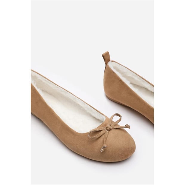 CamelSuede - Wheres That From - Women's Ballet Pump