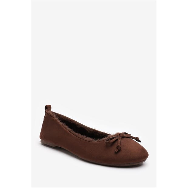 BrownSuede - Wheres That From - Women's Ballet Pump