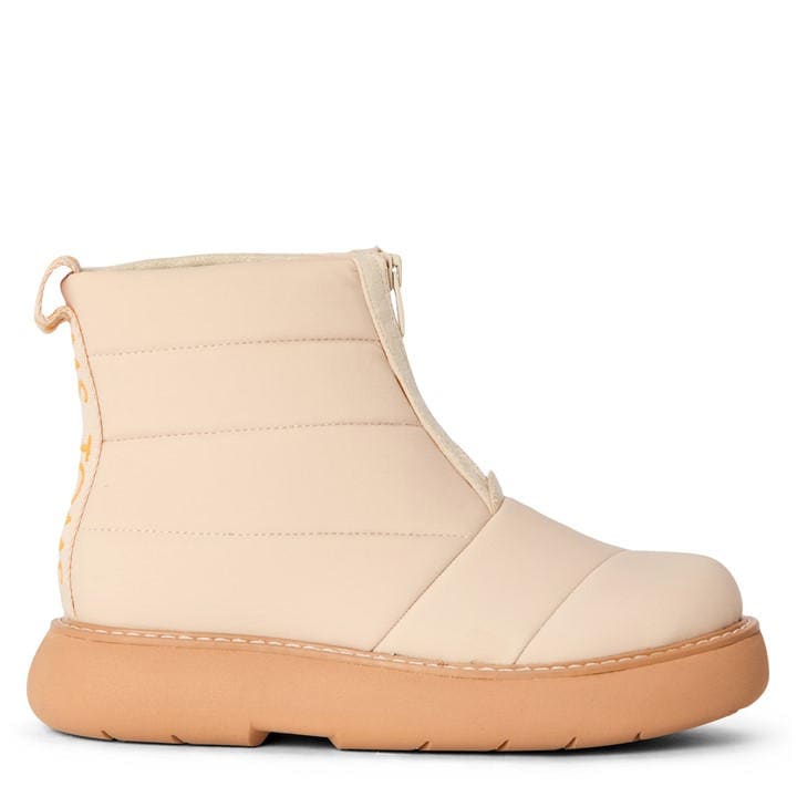 Toms Women's Beige Matte Puff Boot in Size 3.5, Sports Direct