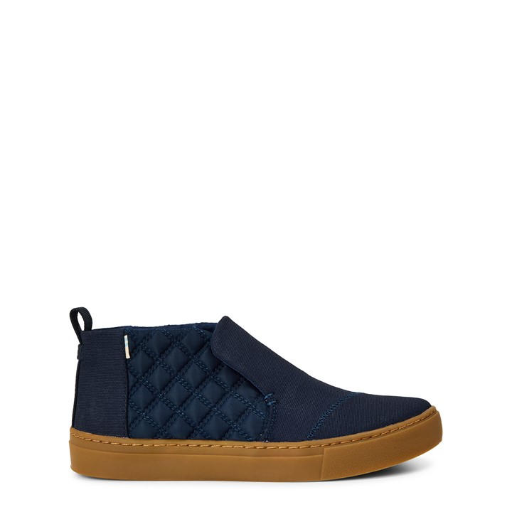Toms Women's Blue Text Canvas in Size 3, Sports Direct