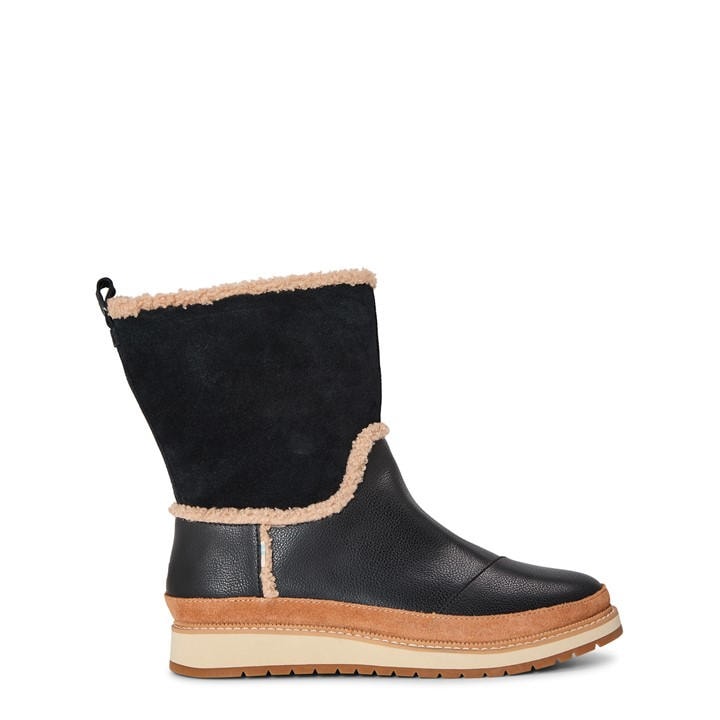 Toms Women's Black Makena Boot in Size 3.5, Sports Direct