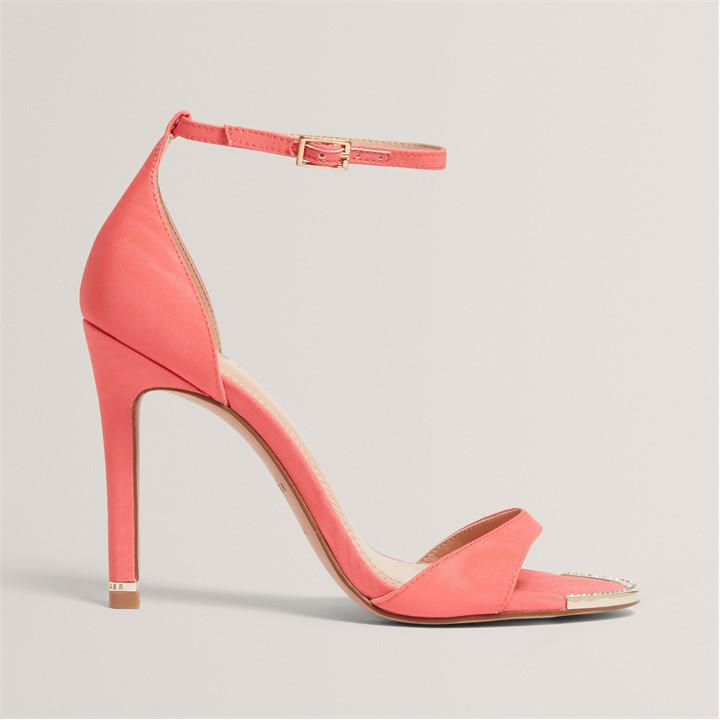 Ted Baker Women's Orange Heeled Sandals in Size 8, Sports Direct