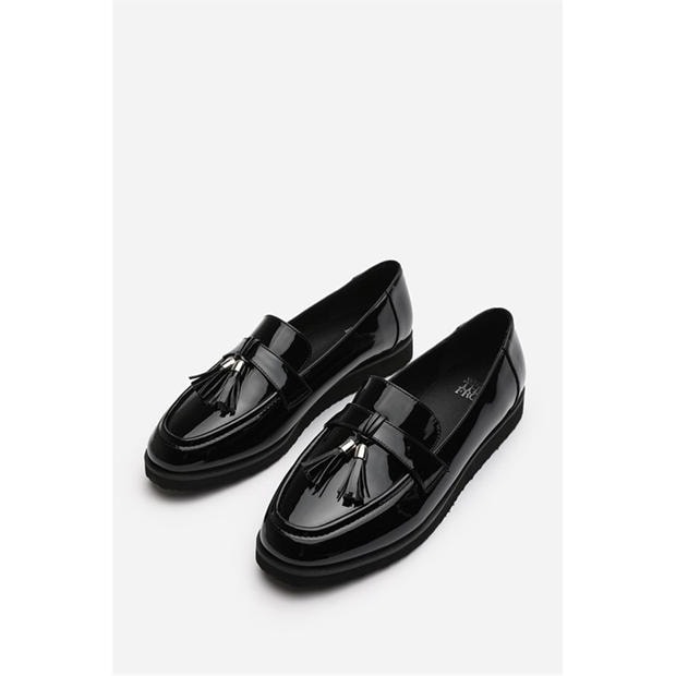 BlackPatent - Wheres That From - Women's Tasselled Loafer